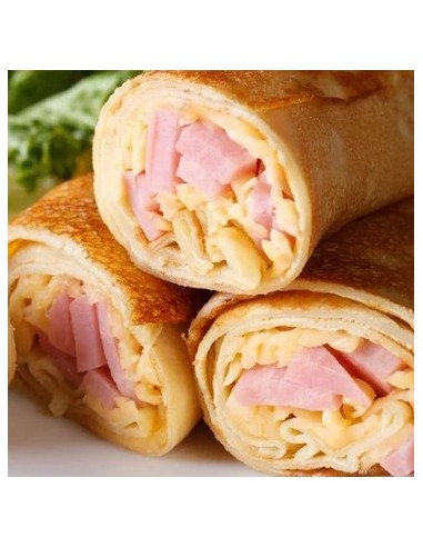 Crêpe jambon et fromage